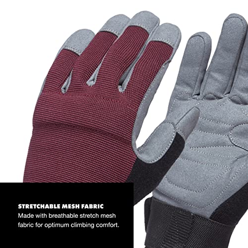 Women's Full-Finger Rock Climbing Gloves for Belaying C320