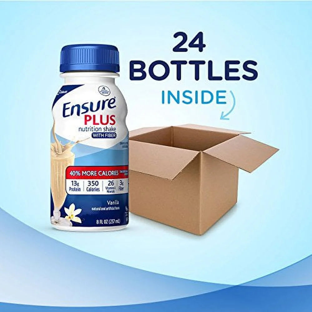 Vanilla Protein Shake with Fiber, 8 fl oz Bottle (Pack of 24) B6071