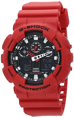 Casio Men's GA-100 XL Series G-Shock Quartz 200M WR Shock Resistant Watch
