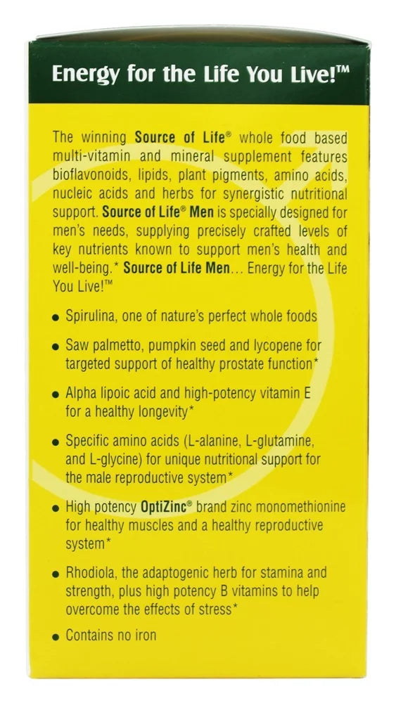 Iron-Free Men's Multivitamin Tablets O307