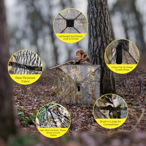 Portable Pop Up Ground Blind for Hunting K637041