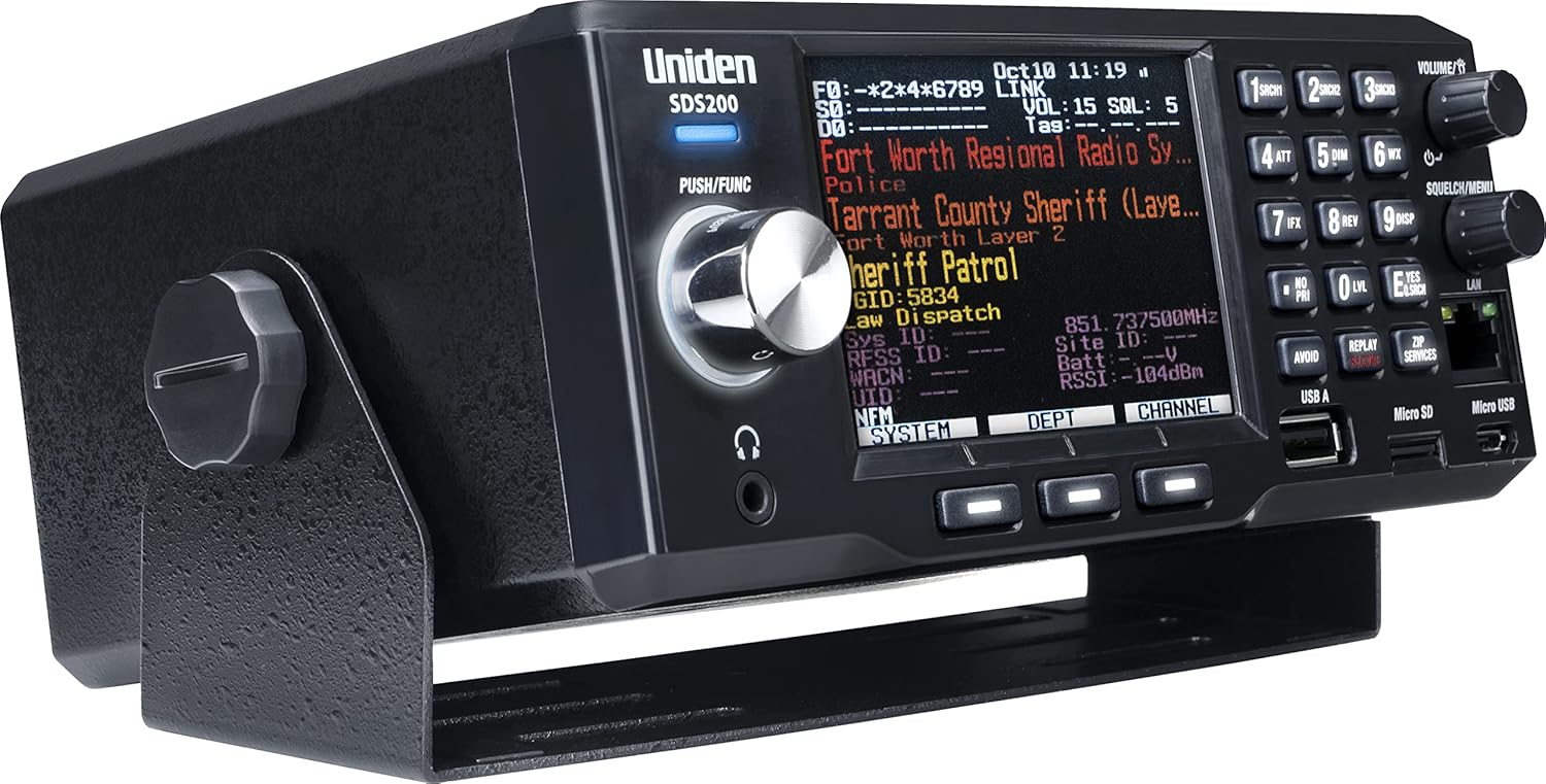 Uniden SDS200 True I/Q TrunkTracker X Base/Mobile Digital Scanner T93827