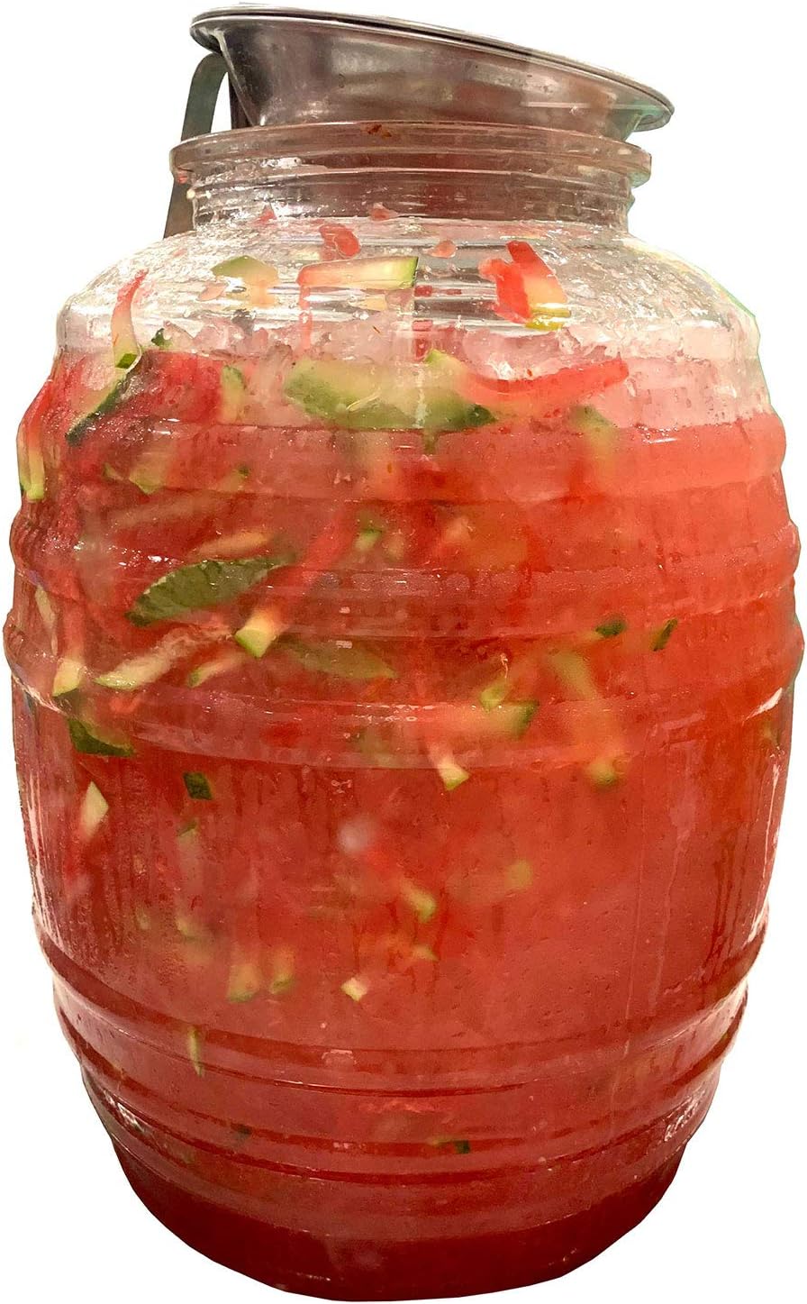 5-Gallon 20L Water Jug with Lid & 16oz Ladle, BPA Free Food Grade Plastic Q6535