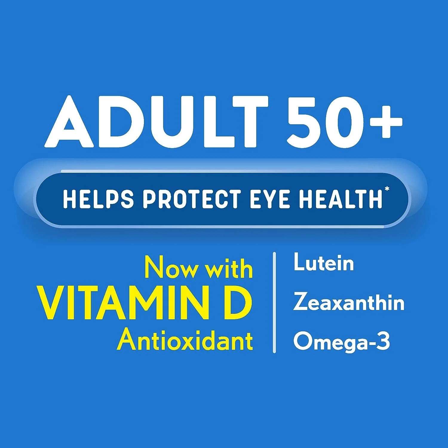 Adult 50+ Eye Vitamin & Mineral Supplement, 150 Softgels W375