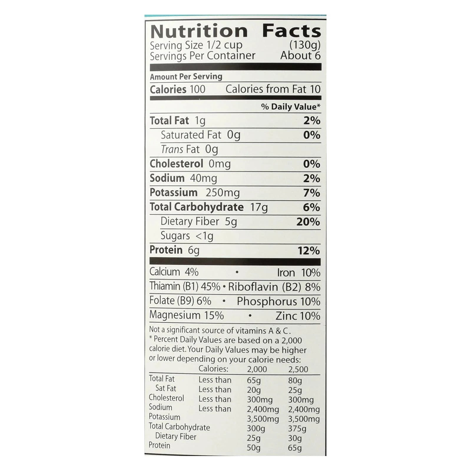 Black Beans 29 oz 12 Pack V11021