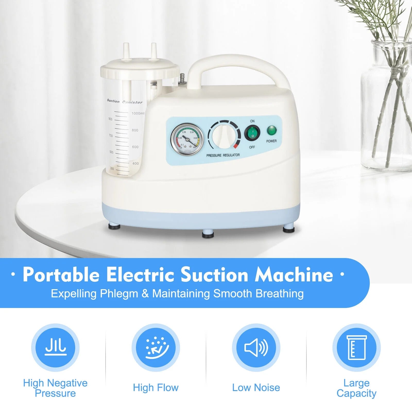 Portable Medical Suction Unit 1000ML S686