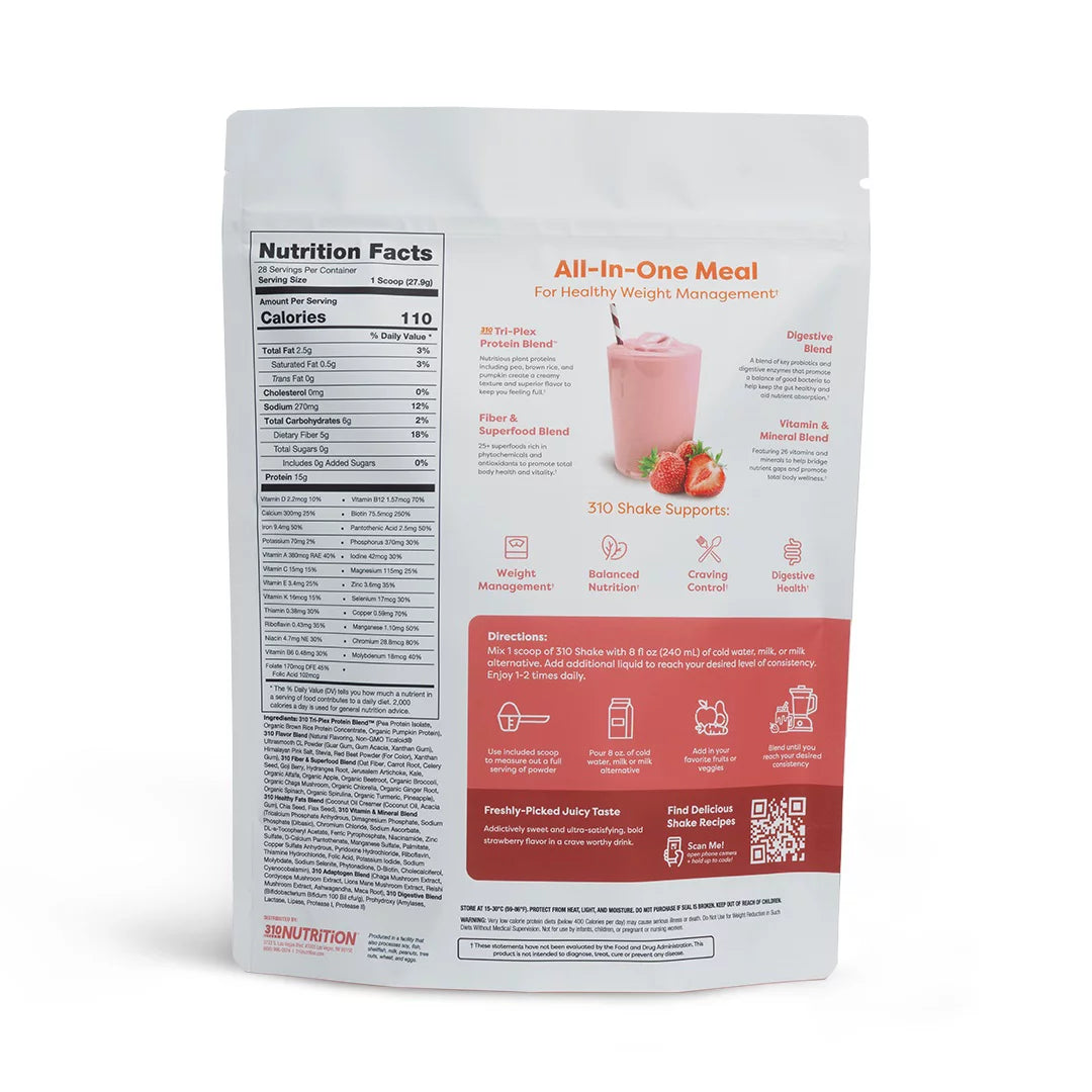 Strawberry Meal Replacement Shake, 28 Servings P4800
