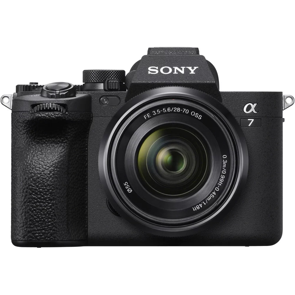 Mirrorless Digital Camera with 28-70mm Lens Bundle with Memory Card and Battery Charger S397