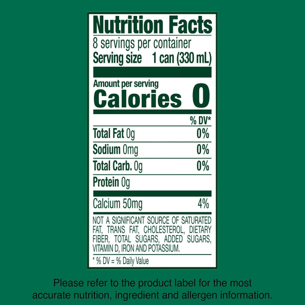 Sparkling Water Lemon Flavored 11.15 oz Cans, 24 Count Q3132