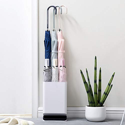 Umbrella Stand Rack with Drip Tray, Freestanding Entryway Organizer N1234