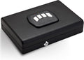 SnapSafe Gun Keypad Vault – Keypad Handgun Vault Safe for Pistols and Valuables – 4-6 Keypad Entry with Backup Keys – Black, Measures 11 (H) x 8.5 (W) x 2.25 (D) Inches - Item 75432