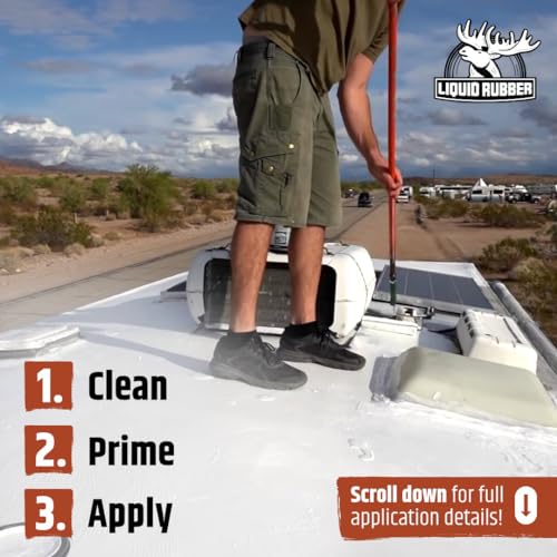 RV Roof Coating - Solar Reflective Sealant, Waterproof, 1 Gallon A976497