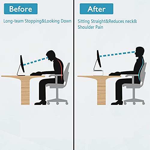 Acrylic Monitor Stand with Keyboard Storage O2287