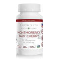 Anew Vita Montmorency Tart Cherry - Muscle Recovery, CherryPure 50:1 Concentrate eq. 25,000 mg, Rich in Antioxidants & Flavonoids, Plant-Based, Gluten-Free - 120 Veggie Capsules, Made in USA
