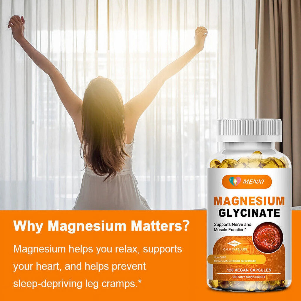 Magnesium Glycinate 400 mg, 120 Capsules R746964