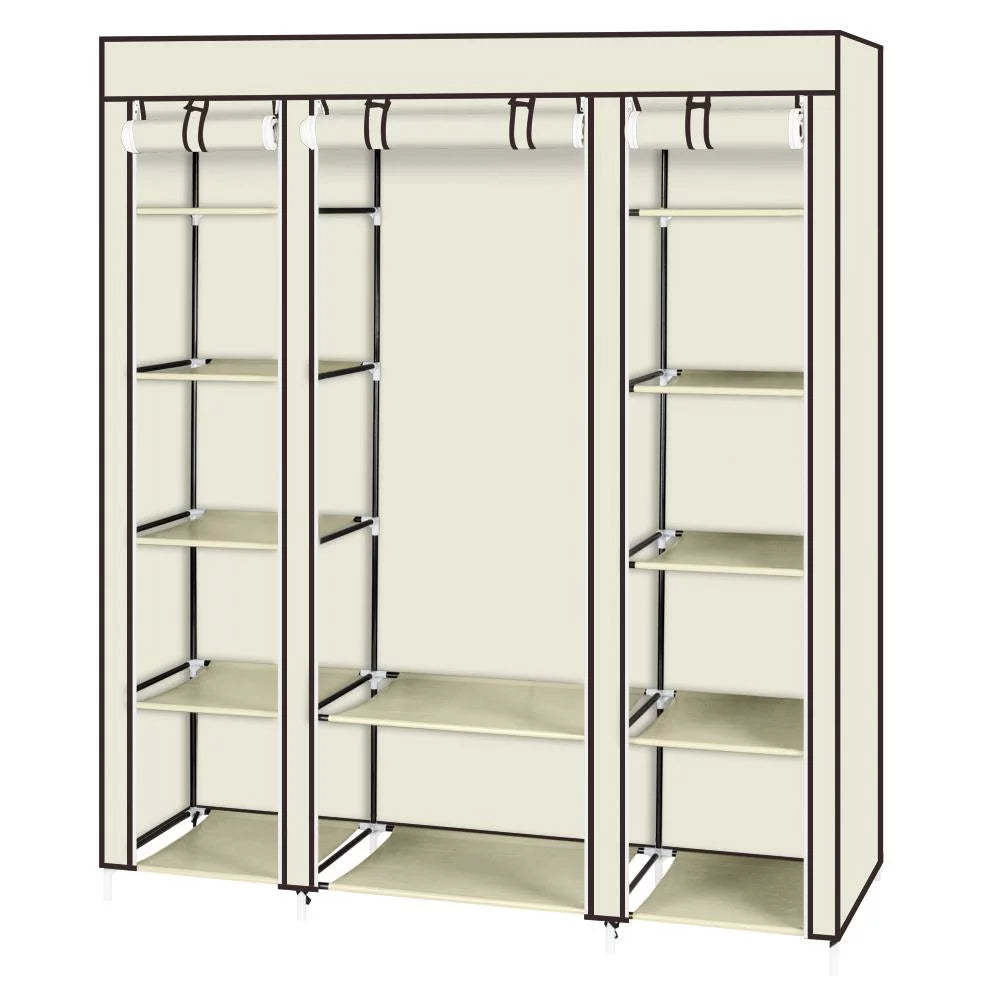 Portable Heavy Duty Clothes Closet Storage Organizer J3864