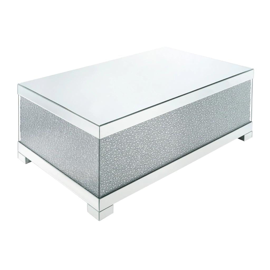 Mirrored Coffee Table with 2 End Tables Q112