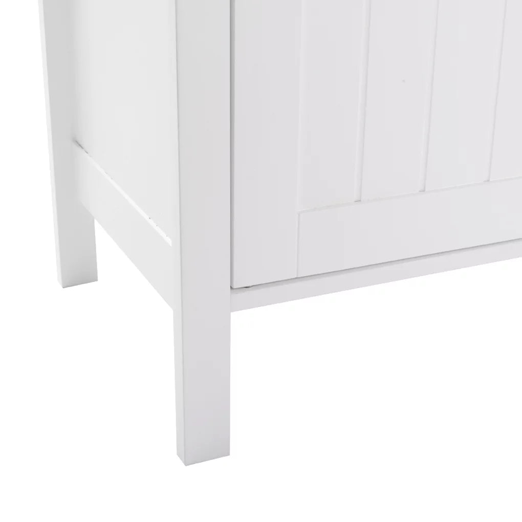 Wooden Bathroom Cabinet with Double Doors and Shelves K3403