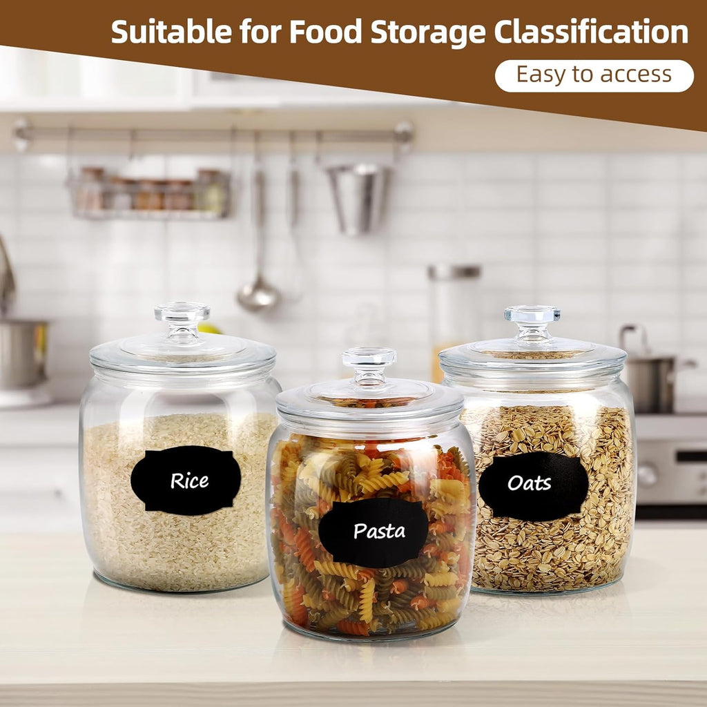 Glass Jar with Lid, 71 oz Wide Mouth Storage Jar for Kitchen B510919