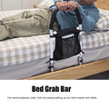 Okimo Bed Rail for Elderly Safety Bed Side Handrail adjustable Hand Guard Grab for Adults Seniors with Storage Bag Handicap Bed Assist Rail, 1Pcs