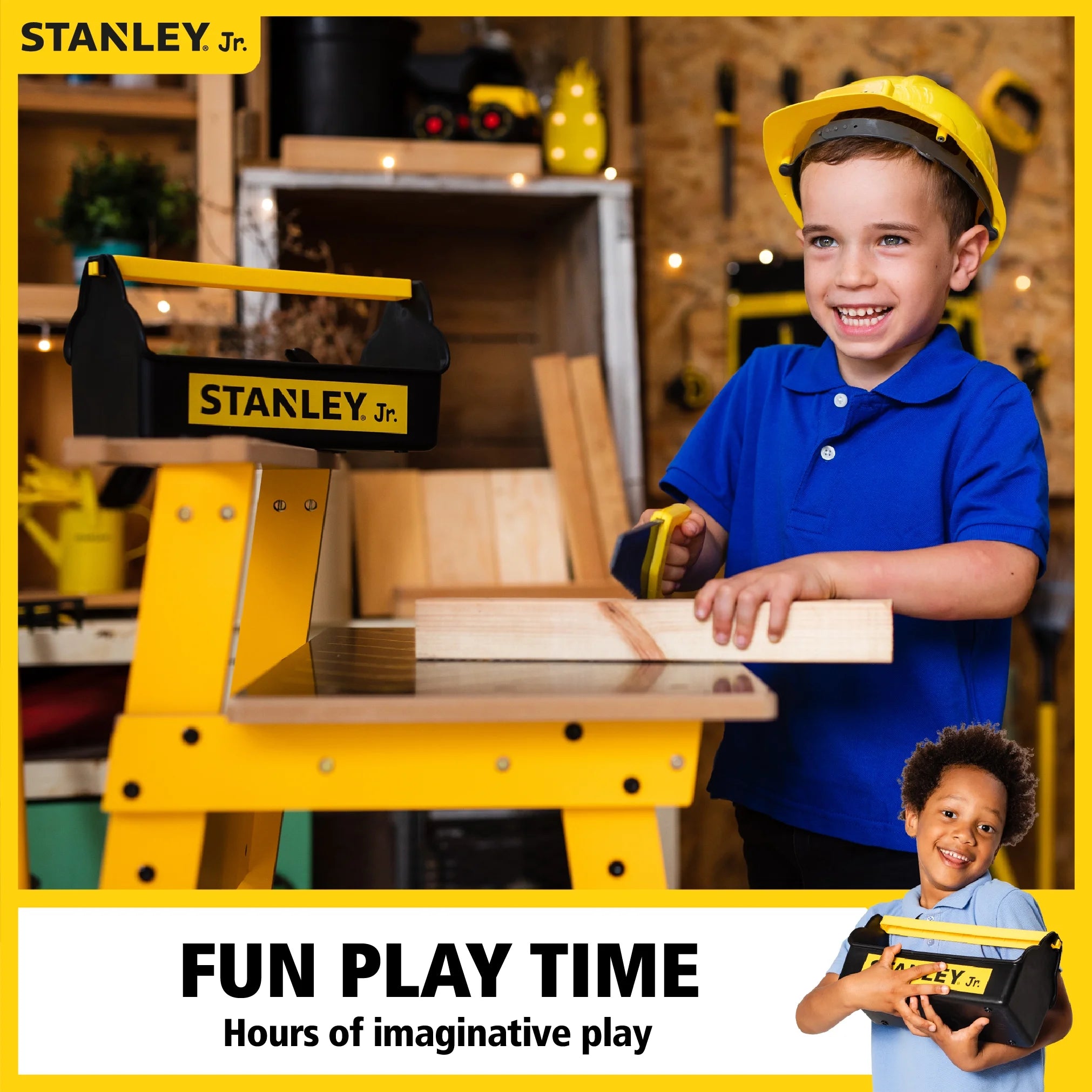 5 Piece Tool Set and Toolbox For Kids R795944