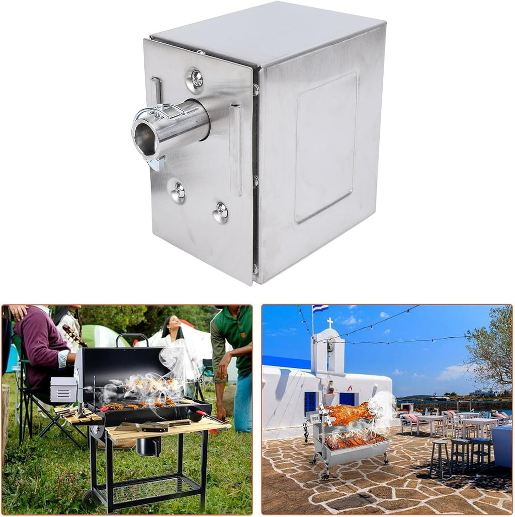 Electric Grill Rotisserie Motor, Stainless Steel Barbecue Replacement G23030