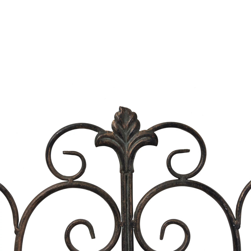 Rustic Metal Wall Art 36" x 24" Antique Wrought Iron Decor A2205