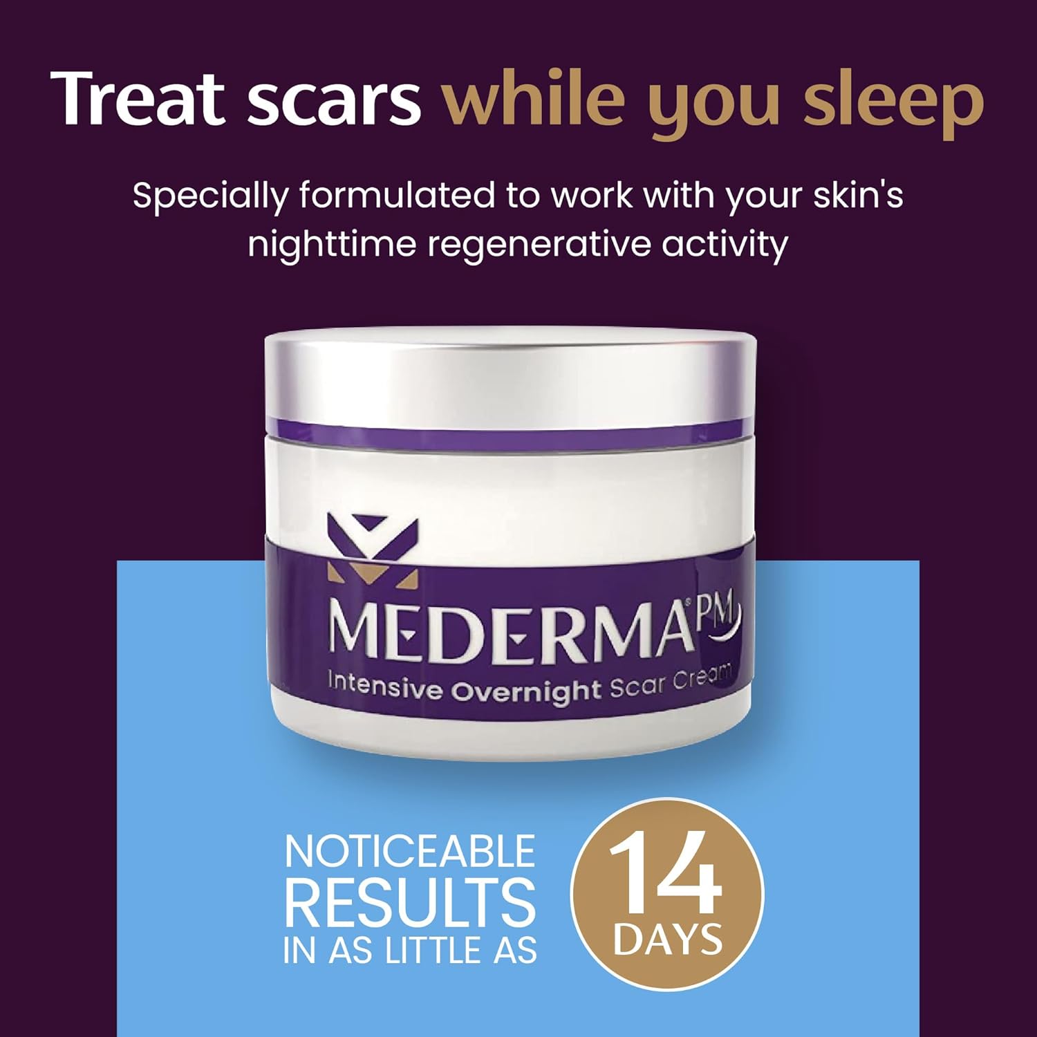 Overnight Scar Cream for Smaller, Less Visible Scars, 1.7 Oz T92471