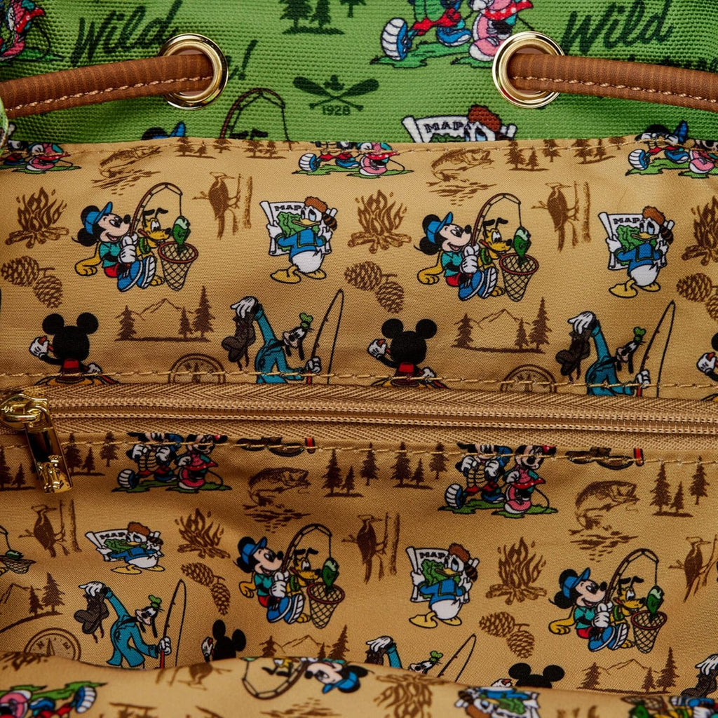 Mickey, Minnie, & Friends Camping Scene Rucksack N730