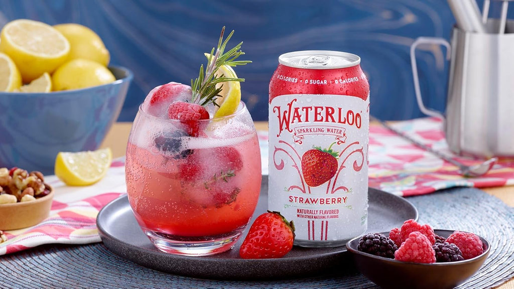 Sparkling Fruit Flavored Water, Zero Calorie, Naturally Flavored, 12 Fl Oz, 24 Pack P3425