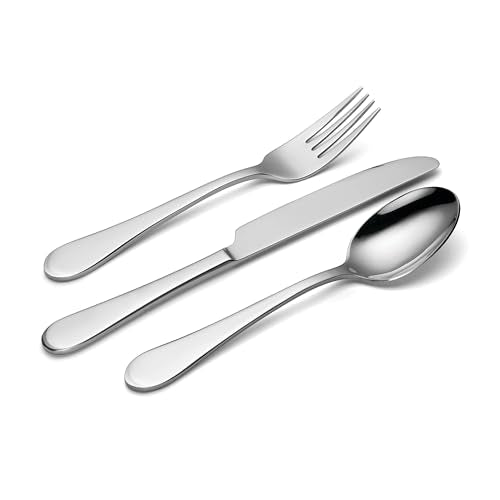 45-Piece Flatware Set, Service for 8, Silver J513