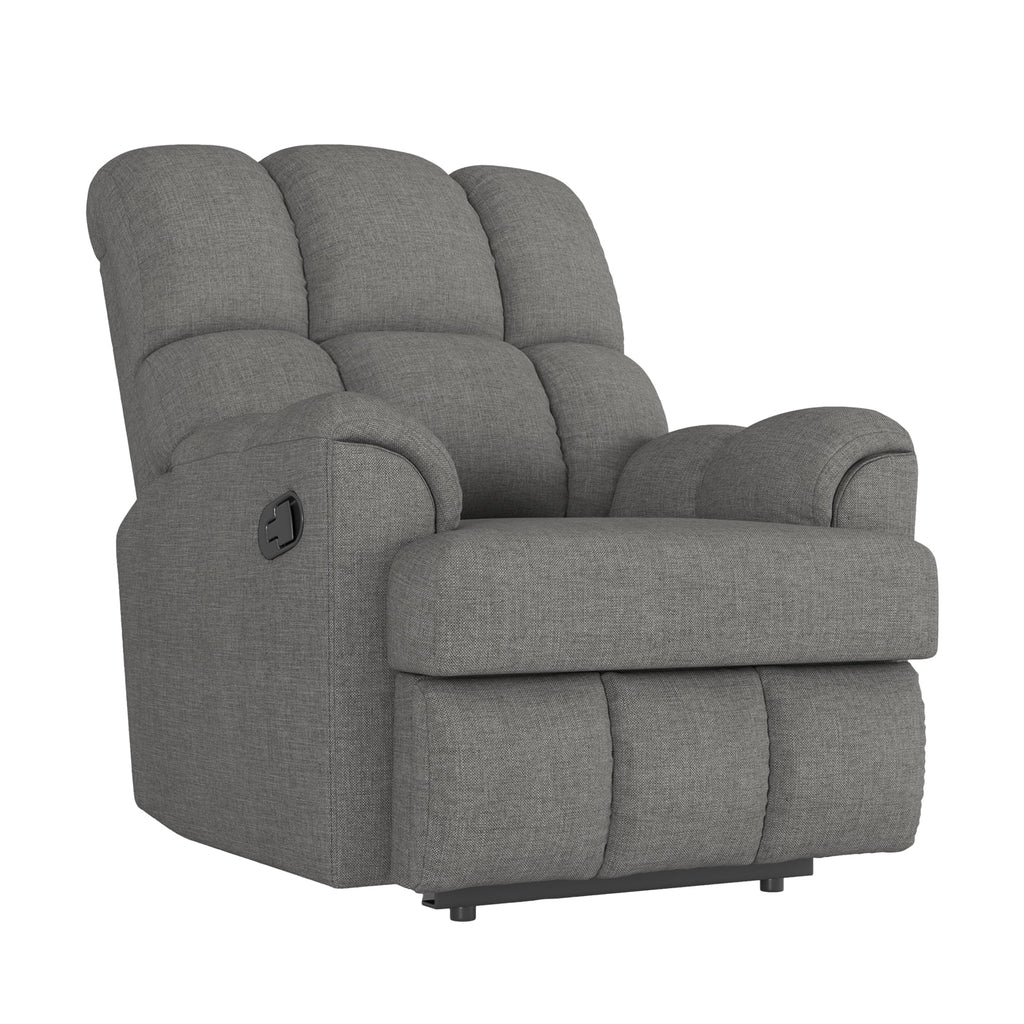 Rocker Recliner Chair Glider for Living Room, Dark Gray B67120