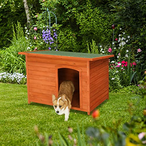 Outdoor Wooden Dog House for Small Breeds X5351