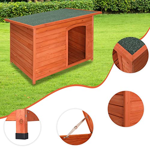 Outdoor Wooden Dog House for Small Breeds X5351