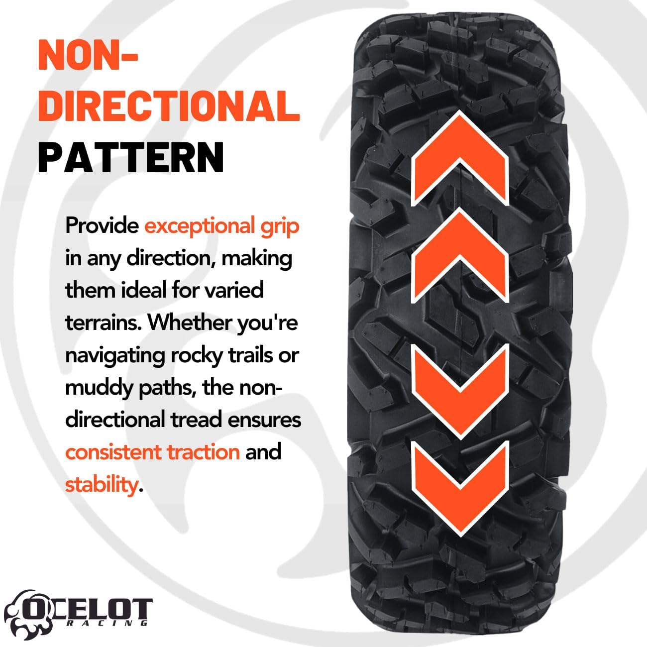 25x8x12 UTV All-Terrain Tires 6-Ply Bias W59226
