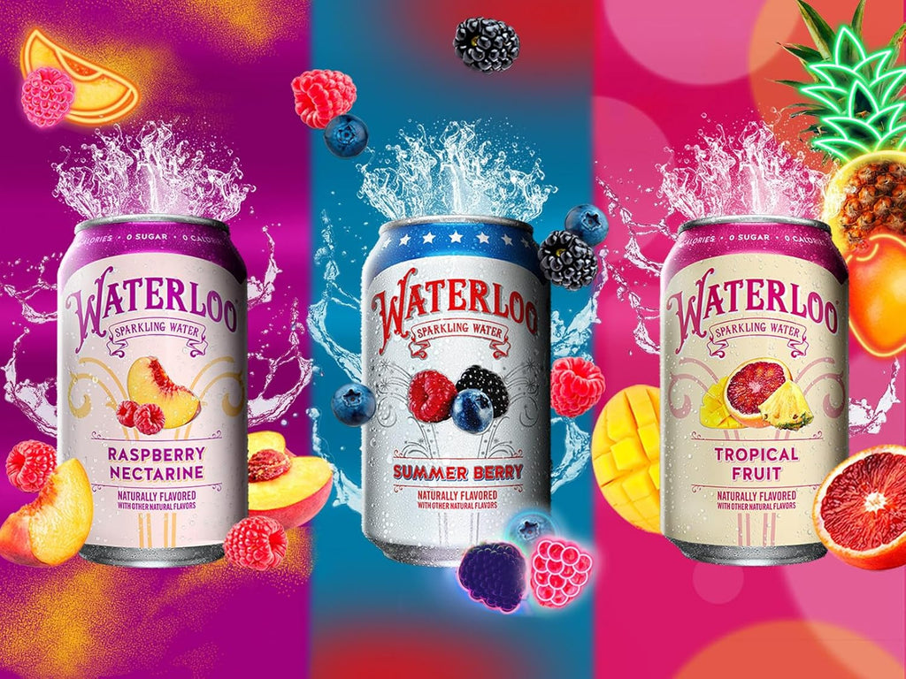 Sparkling Fruit Flavored Water, Zero Calorie, Naturally Flavored, 12 Fl Oz, 24 Pack P3425