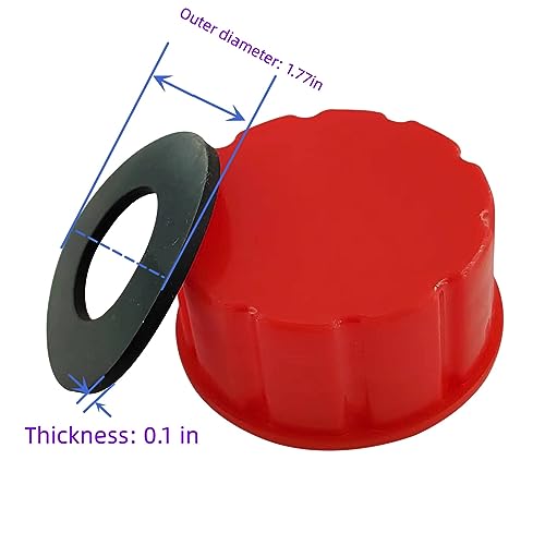 Gas Can Cap Replacement 5 Gallon, Coarse Thread, Pack of 5 K5062