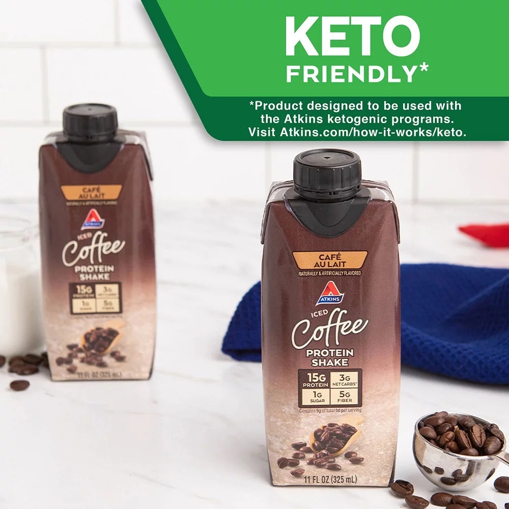 Café Au Lait Protein Shake, Keto Friendly (15 pk.) B635