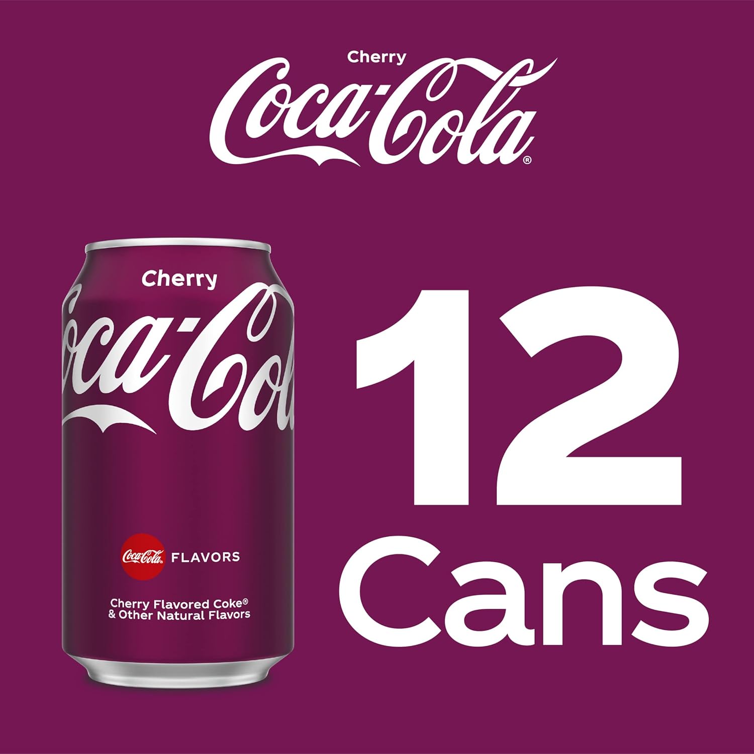 Cherry Soda, 12 Fl Oz (Pack of 12) S186