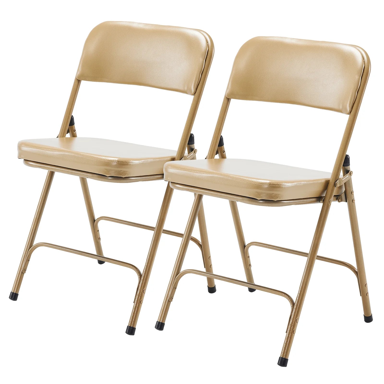 2 Pack Metal Folding Chairs with Padded Seat and Back R816178