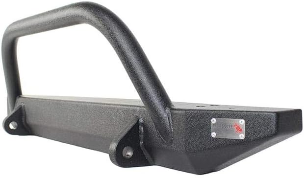 Jeep TJ Front Bumper with Winch Guard 97-06 Wrangler Steel Black Textured W1380
