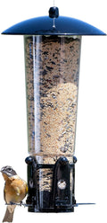 Perky-Pet 333-1SR Squirrel-Be-Gone Max Large Wild Bird Feeder with Flexports, Squirrel Proof Bird Feeder with Weight-Activated Perches - 3LB Seed Capacity