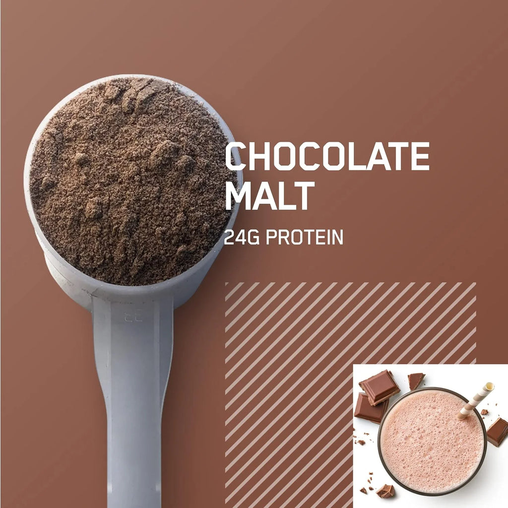 Chocolate Malt Whey Protein Powder - 2 lbs, Pack of 2 Z879164