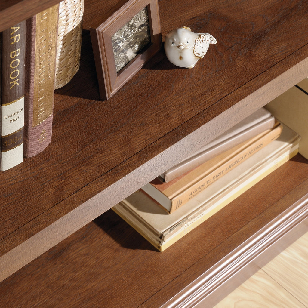 2-Shelf Bookcase, Oiled Oak Finish X5240