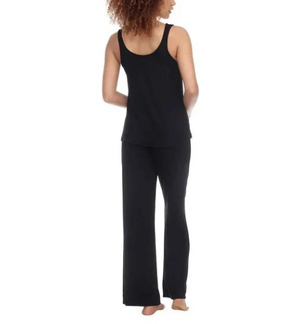 Ladies' 3-Piece Modal Lounge Set, Black Q140