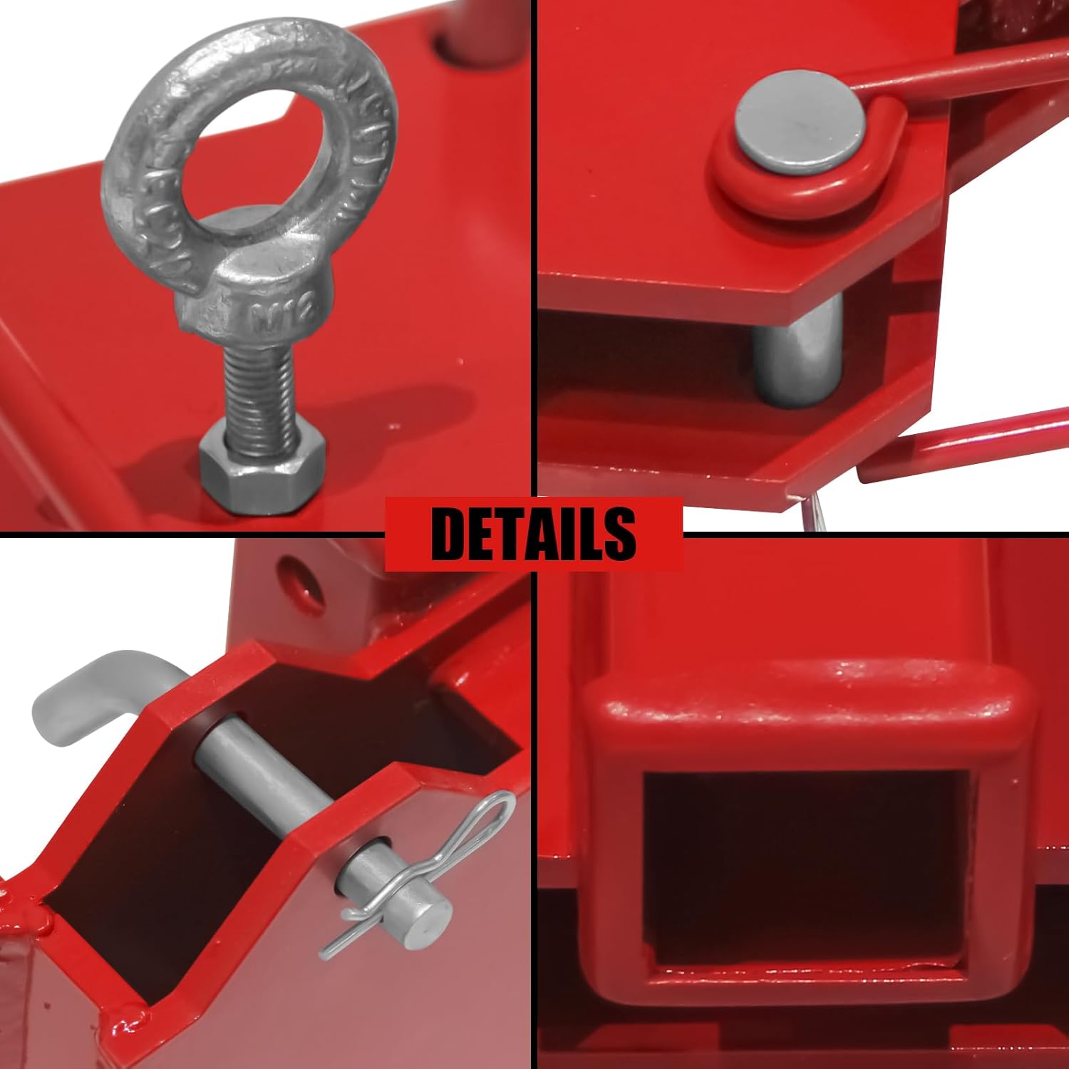 2" Trailer Hitch Receiver for Dual Pallet Forks B850