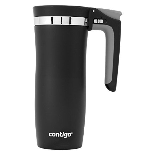 Stainless Steel Travel Mug with Easy-Clean Lid, 16oz A12855