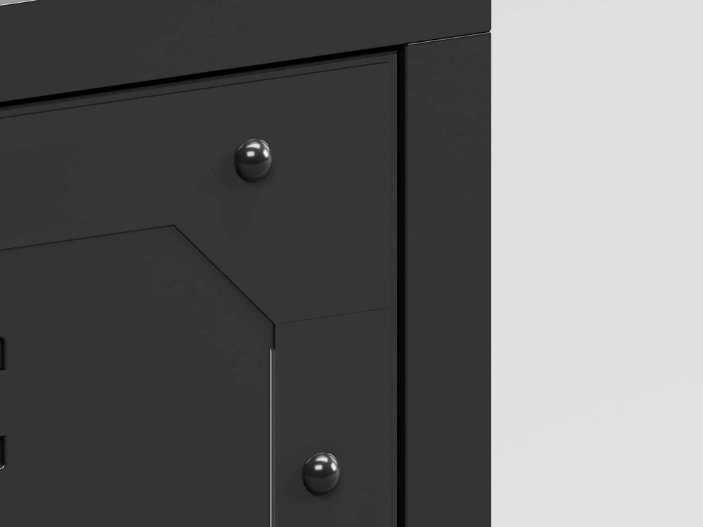 Metal Storage Cabinet, 5-Door Lockable, 72" Tall for Office, Gym, School, Home H1543