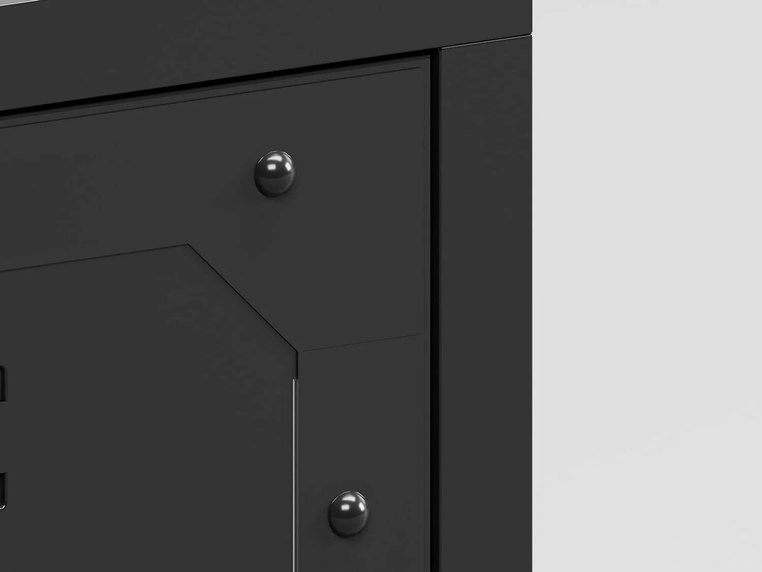 Metal Storage Cabinet, 5-Door Lockable, 72" Tall for Office, Gym, School, Home H1543