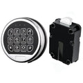 Gun Safe Lock Replacement Solenoid Lock Chrome Digital Keypad Electronic Safe Lock for Most Fireproof Gun Safe Box